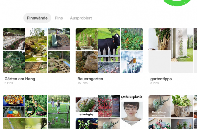 Garteneuphorie auf Pinterest